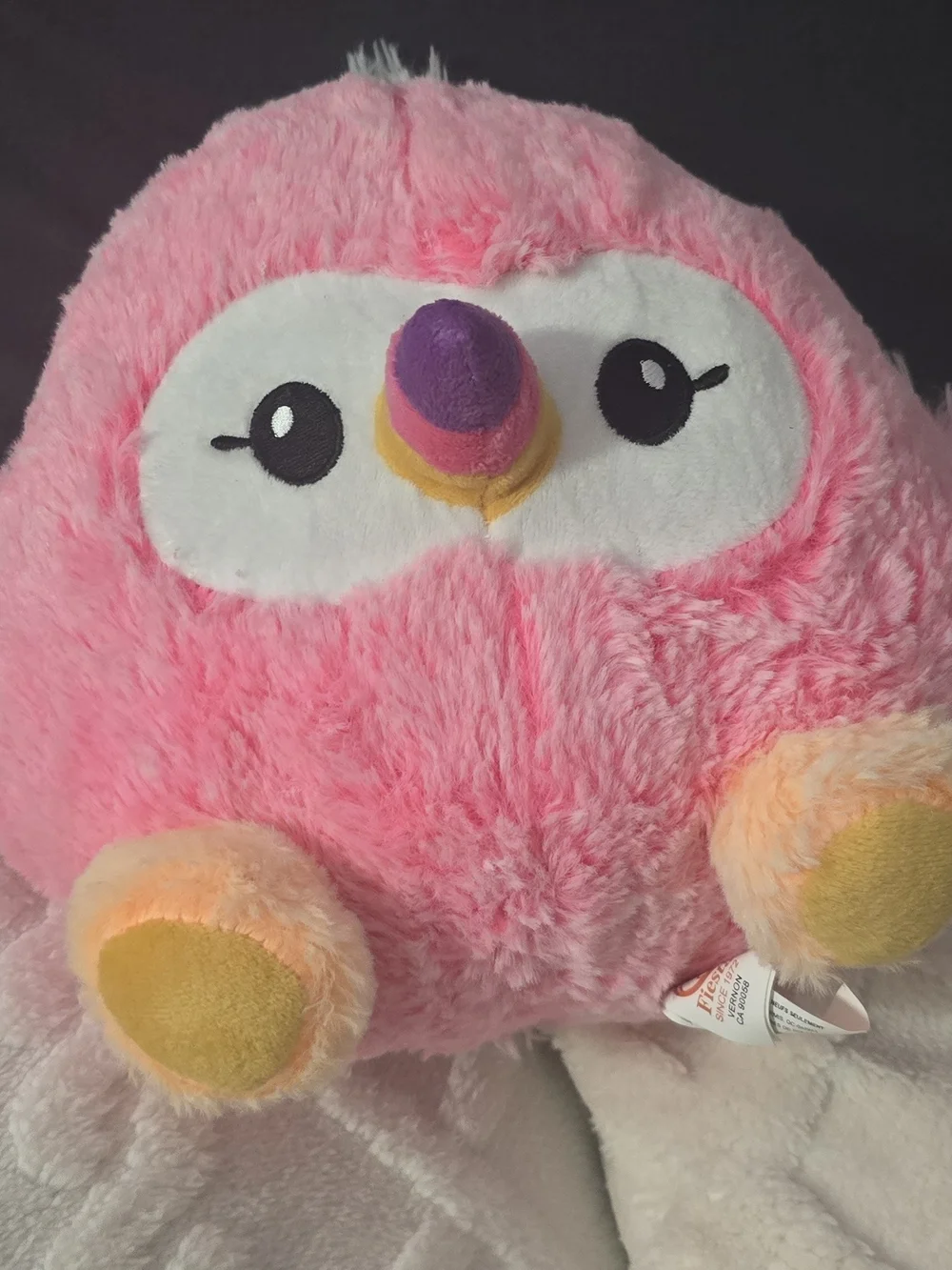 Fiesta Plush Pink Pig and Bird Small Pet Toys